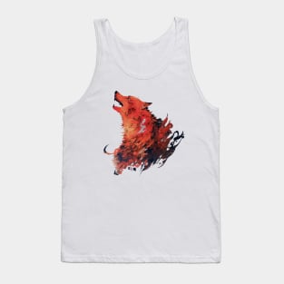 Fenrir: The Mighty Fire Wolf Tank Top